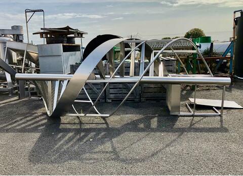 Stainless steel spiral stairs 4,4 M (4 400 millimeters)
