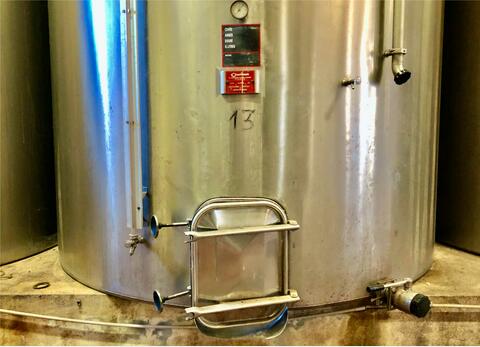 Cuve inox 304 fond plat 165 HL (16500 litres) CHALVIGNAC