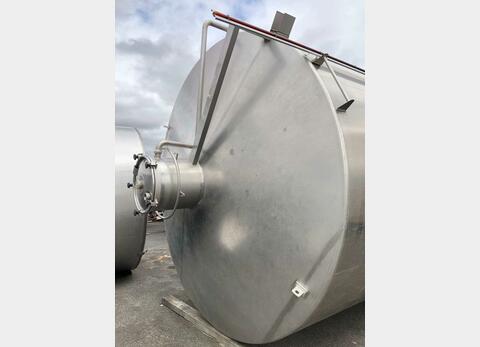 Cuve inox 304 fod plat 250 HL (25 000 litres) CHALVIGNAC