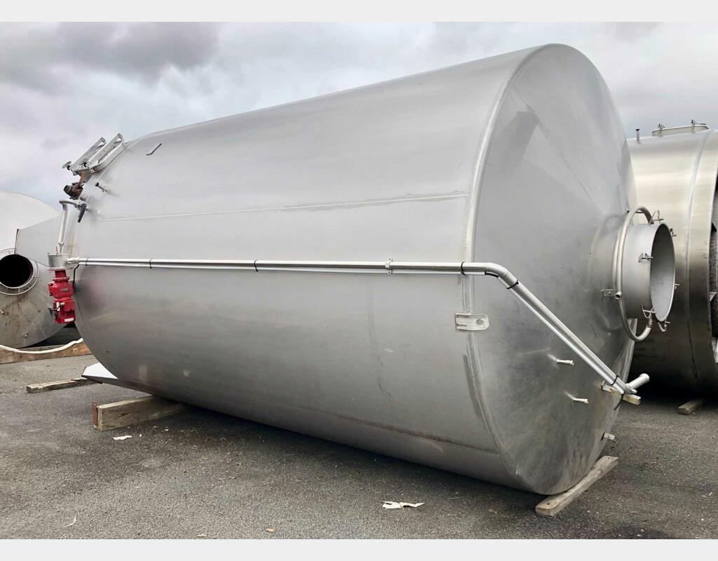 Cuve inox 304 de vinification - Fond conique sur pieds