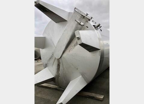 Cuve inox 304 de vinification - Fond conique sur pieds