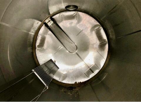 Cuve inox 304 de vinification - Fond conique sur pieds