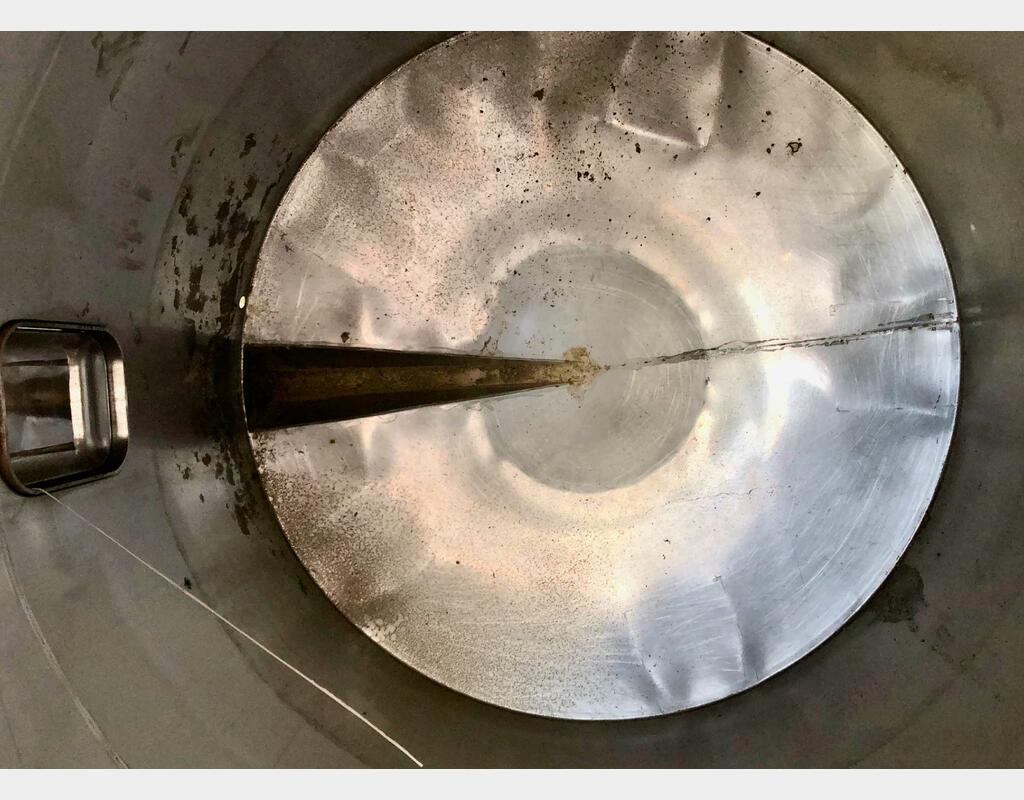 Cuve en acier inoxydable - Inox 304L - Fond plat sur pieds
