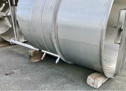 Stainless steel mixing tank - With shell circuit on feet