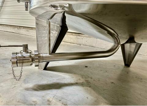 Cuve inox 304 thermor&eacute;gul&eacute;e fond bomb&eacute; sur pieds 26.2 HL (2 623 litres) ARSILAC
