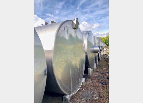 Stainless steel tank with flat bottom - Vinification