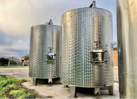 Stainless steel tank on legs - Storage