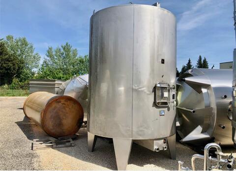 Stainless steel tank - On legs 150 HL (15 000 litres) LEJEUNE
