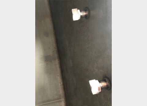 Stainless steel tank - On legs 150 HL (15 000 litres) LEJEUNE
