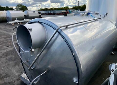 Stainless steel cylindrical tank - Vertical on legs