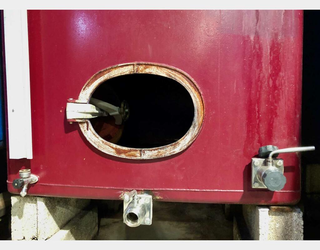 Cuve en acier revêtu - Fond plat