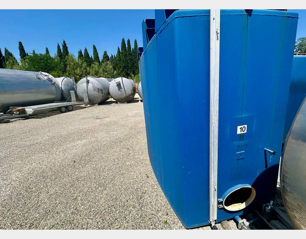 Coated steel tank - Flat bottom