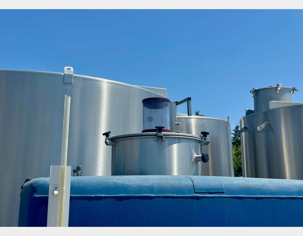 Coated steel tank - Flat bottom