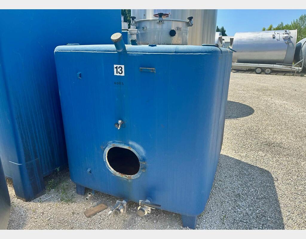 Coated steel tank - Flat bottom