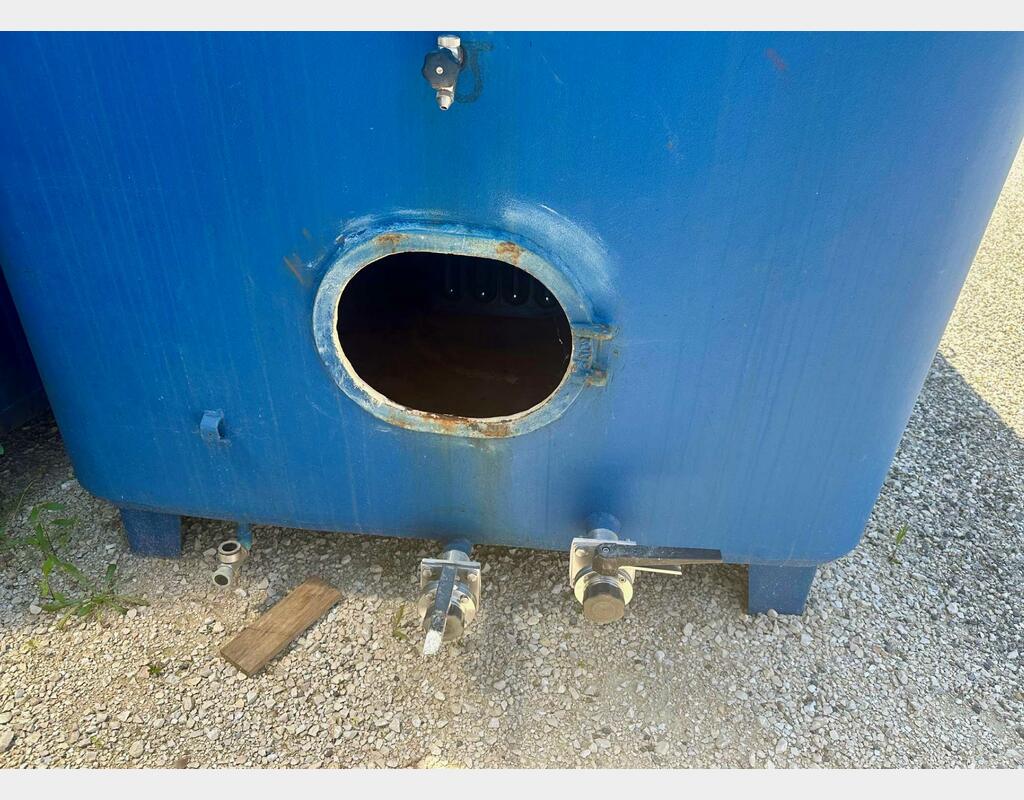 Coated steel tank - Flat bottom