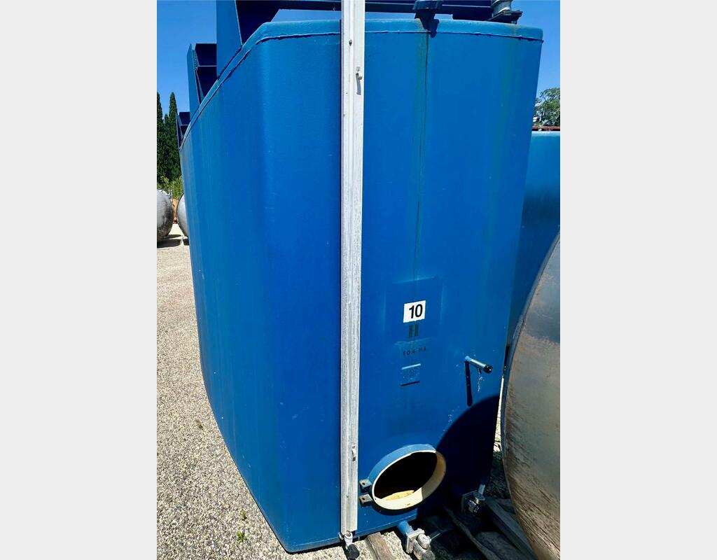 Coated steel tank - Flat bottom