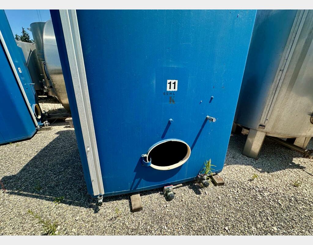 Coated steel tank - Flat bottom