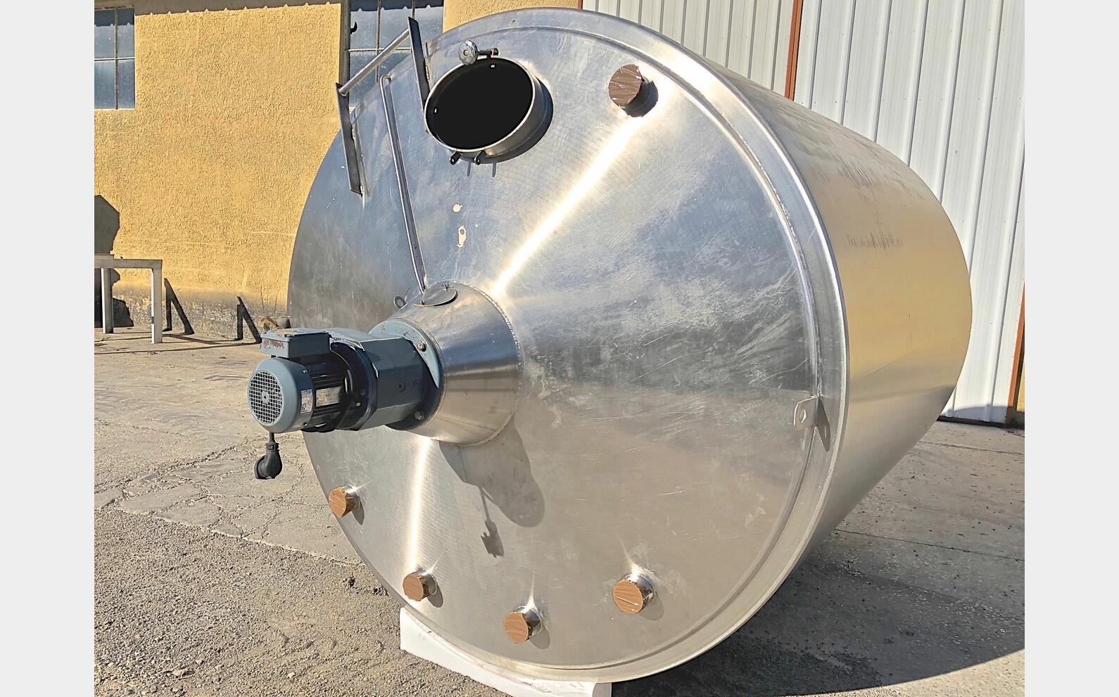 Cuve inox - Agit&eacute;e / Isol&eacute;e 100 HL (10 000 litres) PIERRE GUERIN