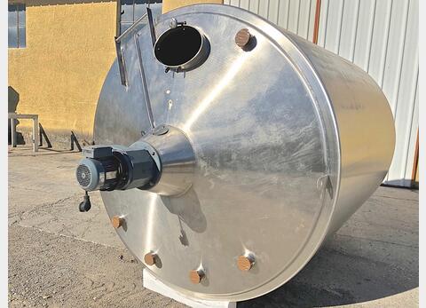 Stainless steel mixing tank - Agitated - Isolated