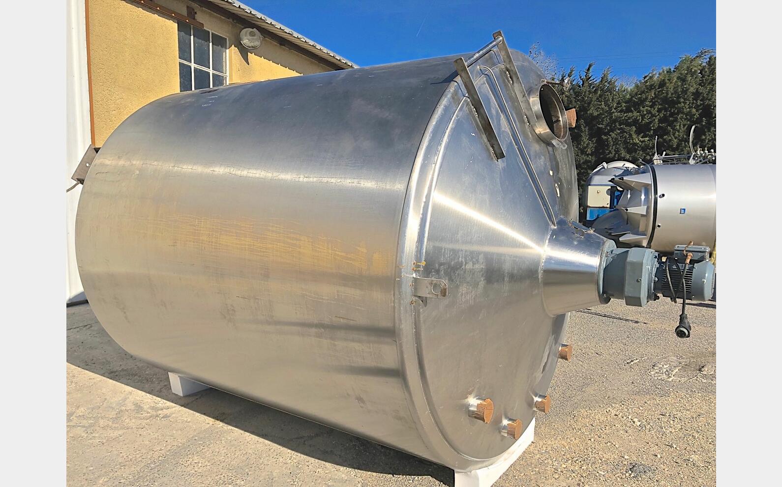 SS tank - Agitated / Insulated 100 HL (10 000 litres) PIERRE GUERIN
