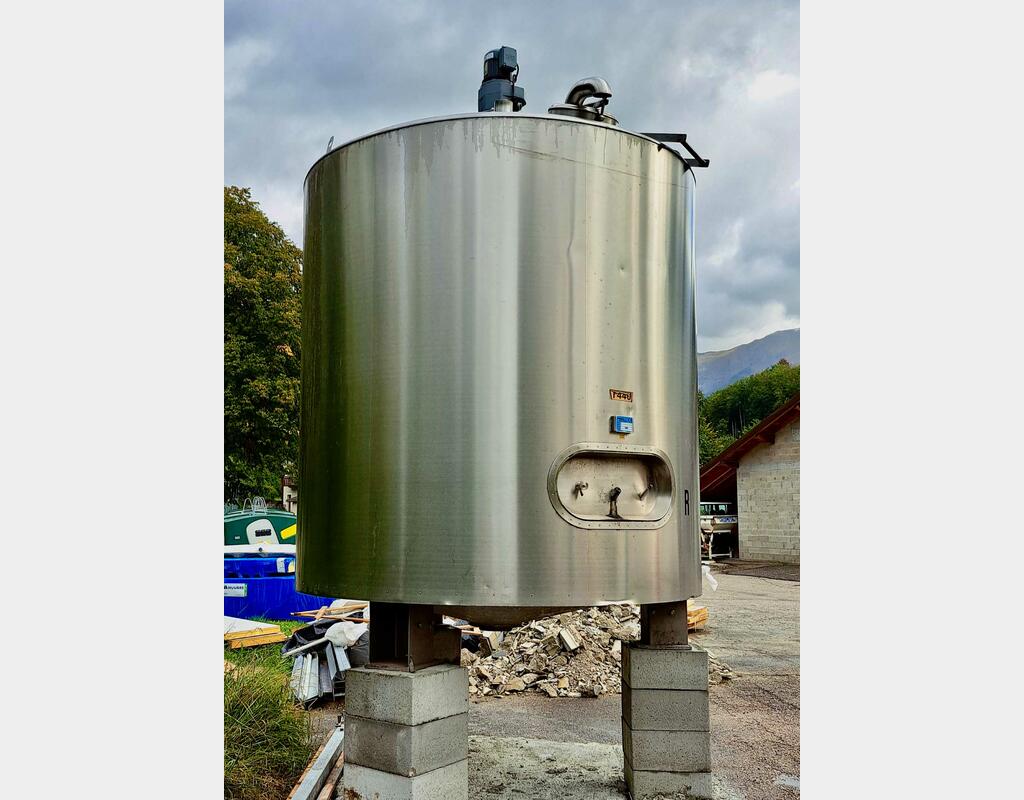 Cuve inox - Agit&eacute;e / Isol&eacute;e 100 HL (10 000 litres) PIERRE GUERIN