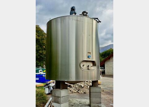 Stainless steel mixing tank - Agitated - Isolated