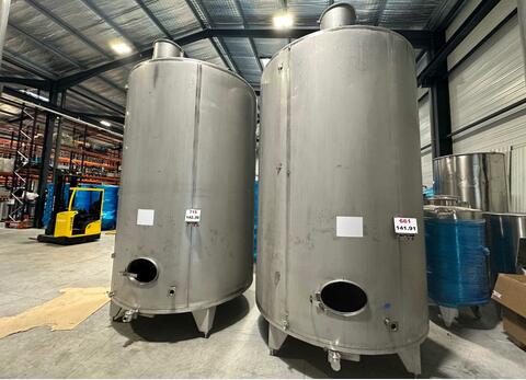 316L stainless steel tank - Vertical cylindrical