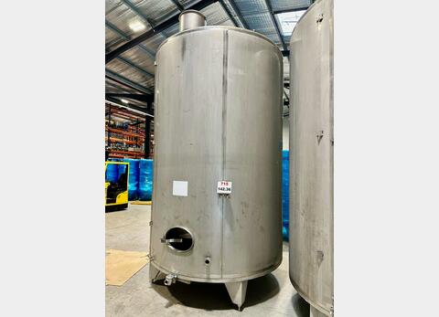 316L stainless steel tank - Vertical cylindrical