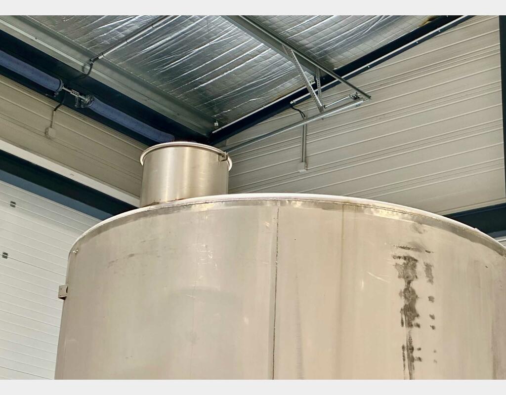 316L stainless steel tank - Vertical cylindrical