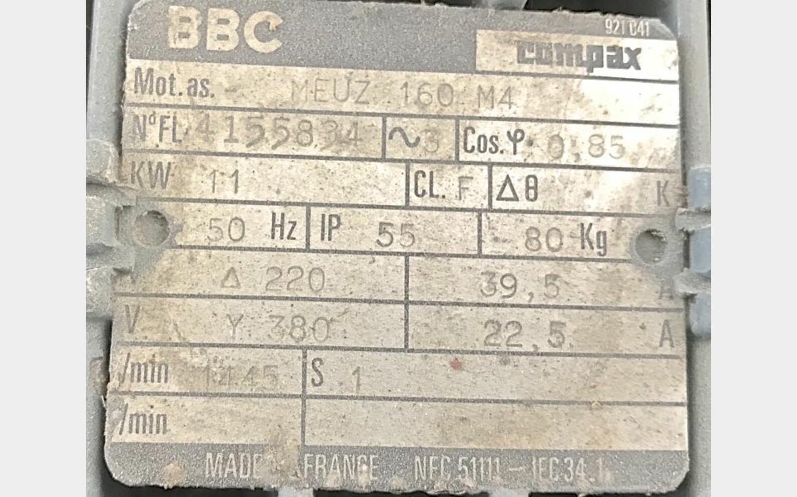 Conquet pompe palette