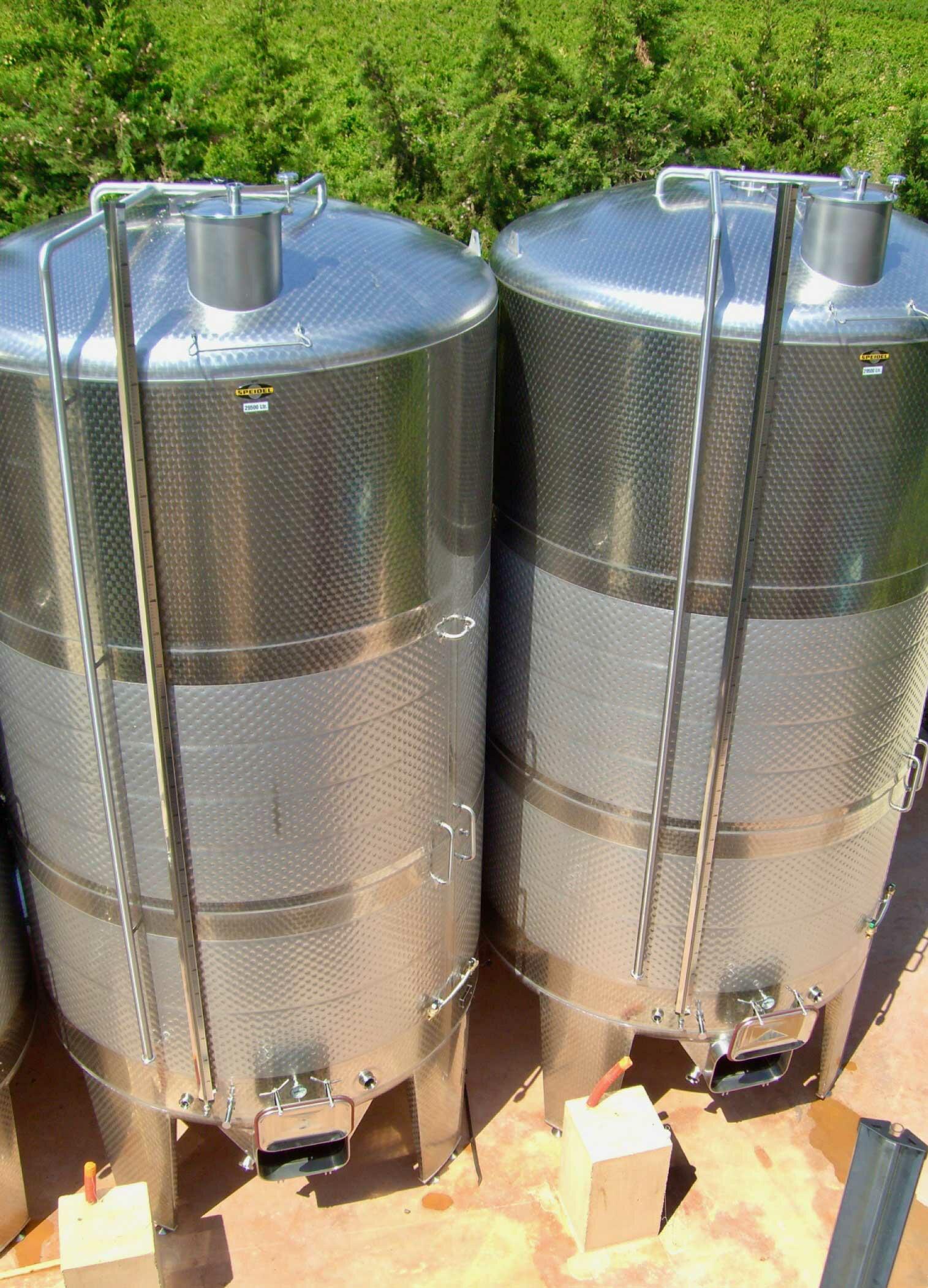 Cuve inox - Fond conique 290 HL (29 000 litres) SPEIDEL