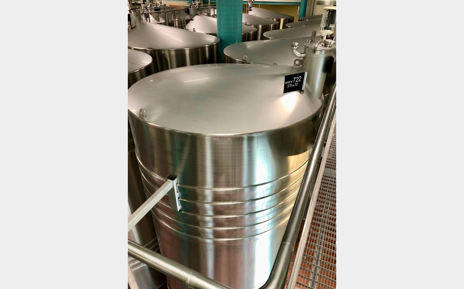 316L stainless steel tank 377.50 HL (37 750 litres) CSC