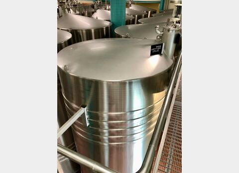 316L stainless steel tank - Sloping bottom - On legs - Wine-making