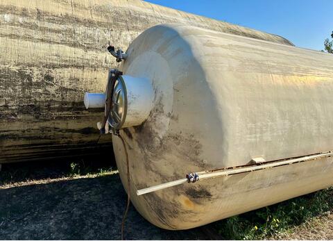 Fiberglass tank - Cylindrical - Vertical