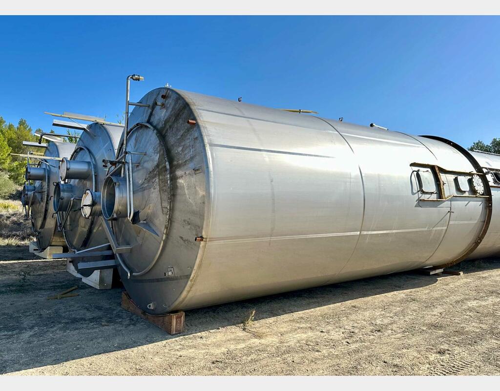 Cuve inox - Avec drapeau 620 HL (62 000 litres) ETA
