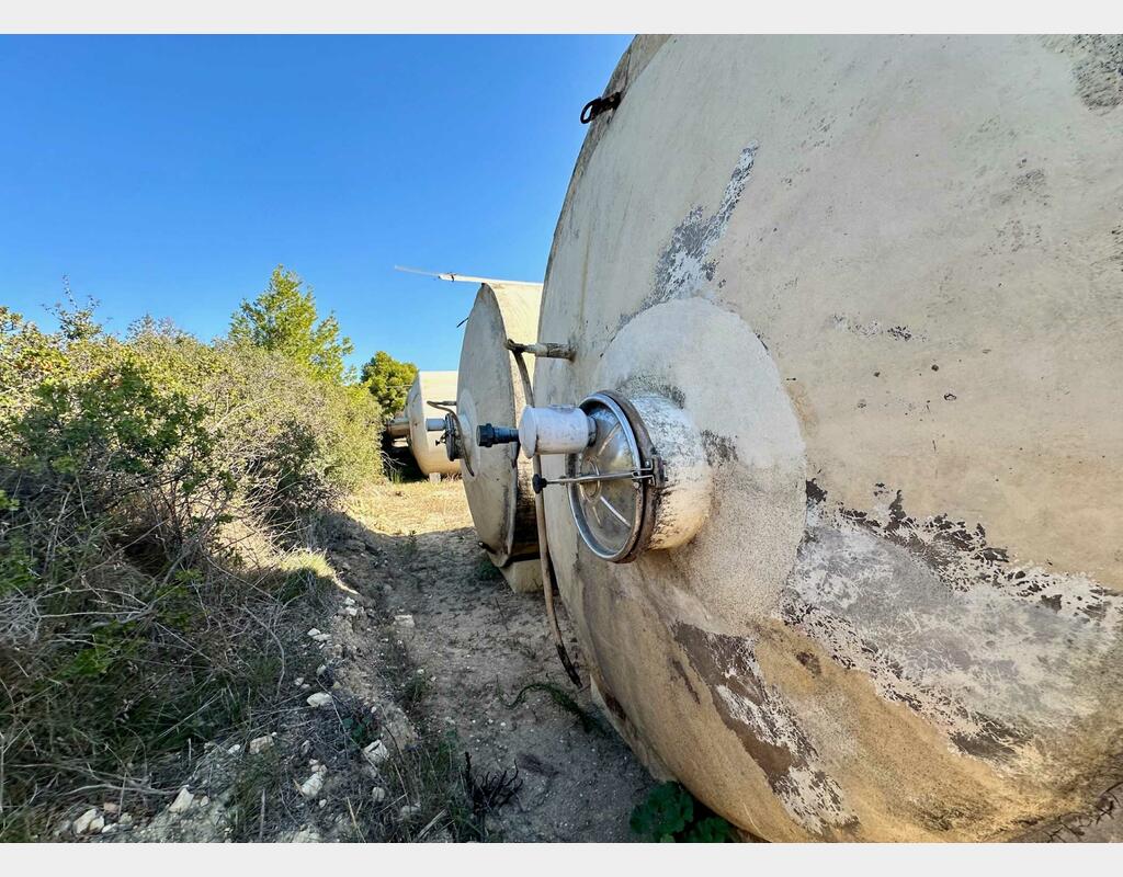 Fiberglass tank - Cylindrical - Vertical