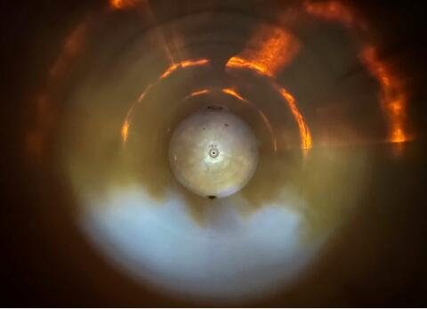 Cuve en fibre de verre - Cylindrique - Verticale