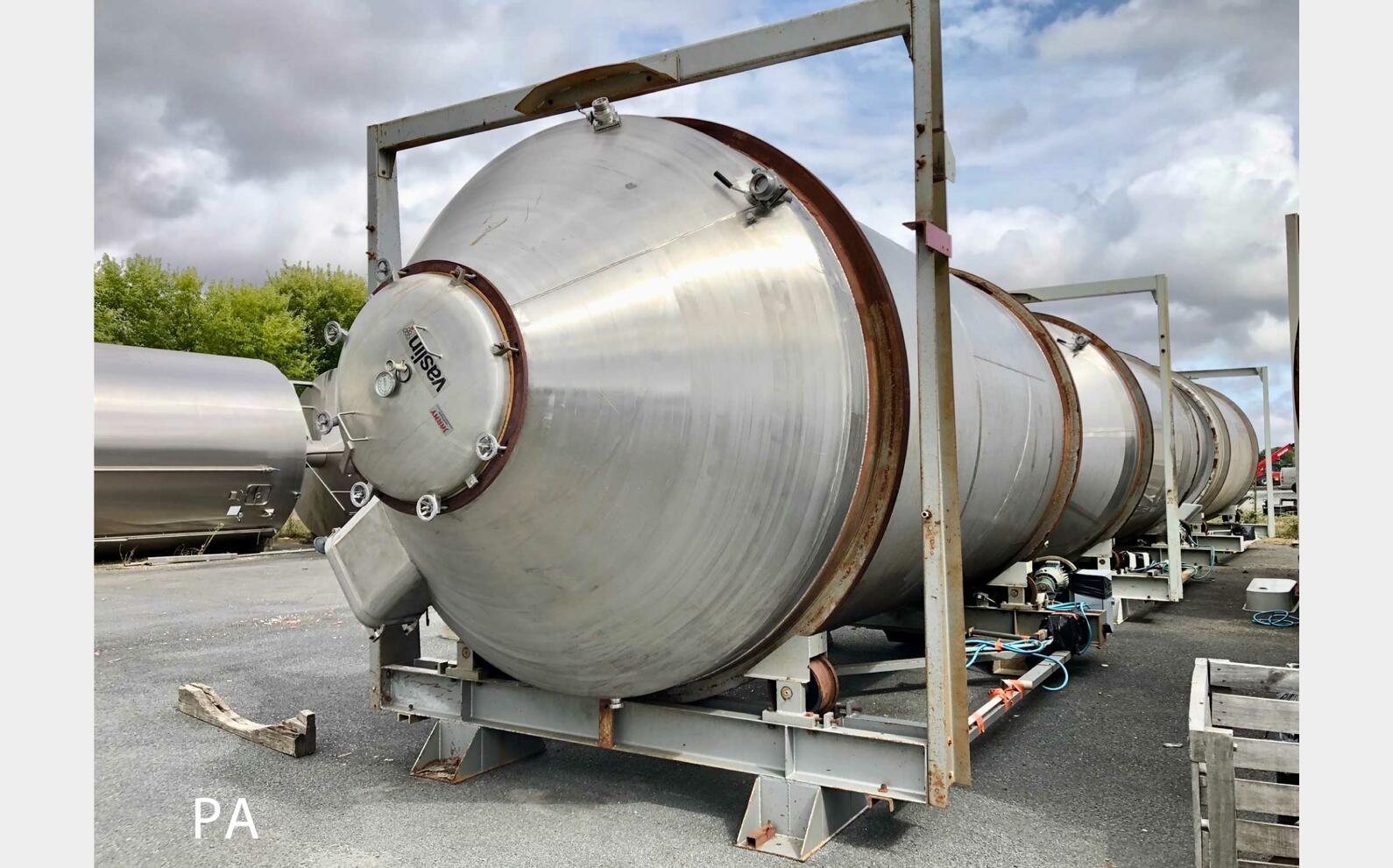Cuve inox - Vinification 350 HL (35 000 litres) VASLIN BUCHER