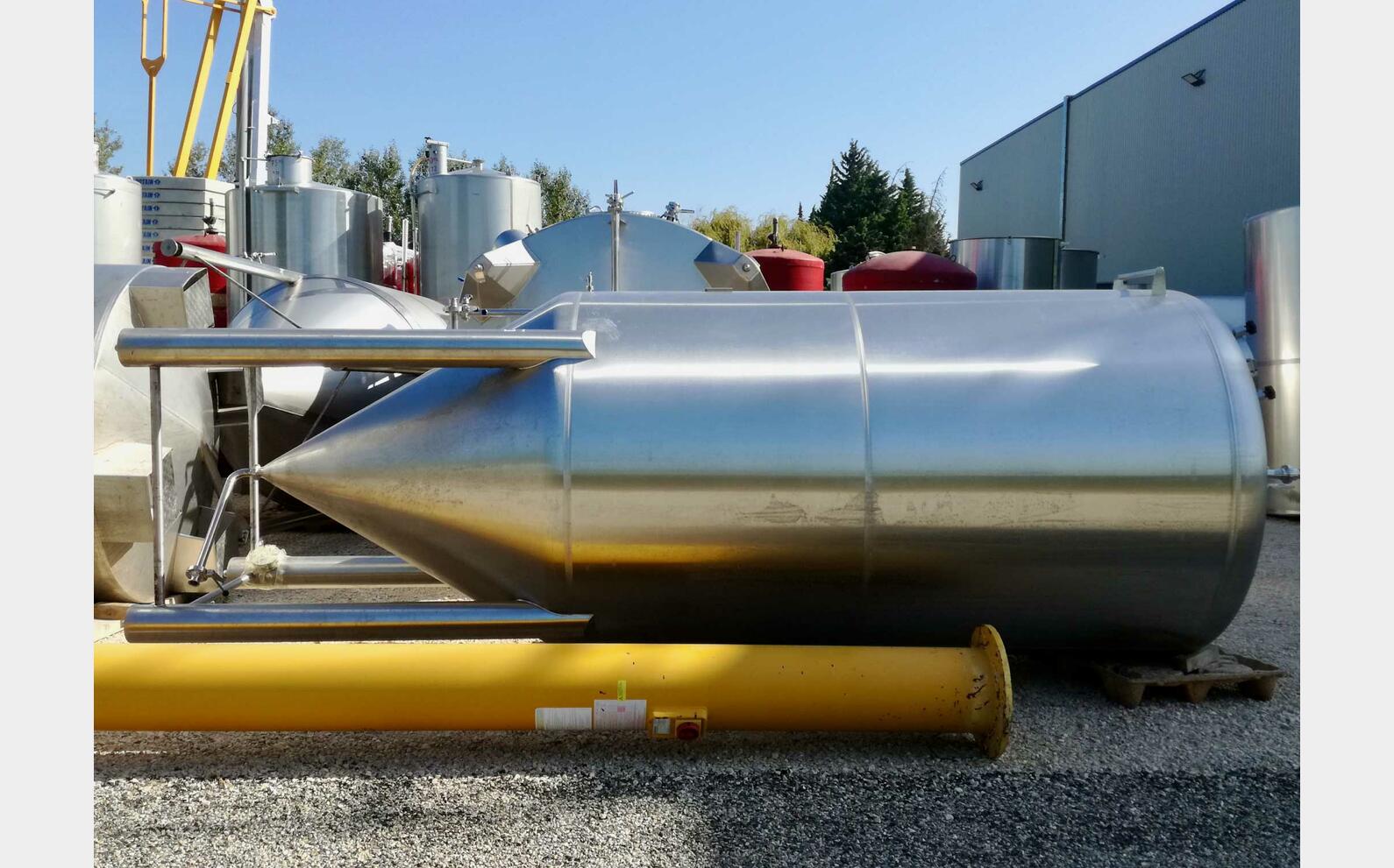Cuve inox - Cylindroconique 80 HL (8.000 litres) VELO
