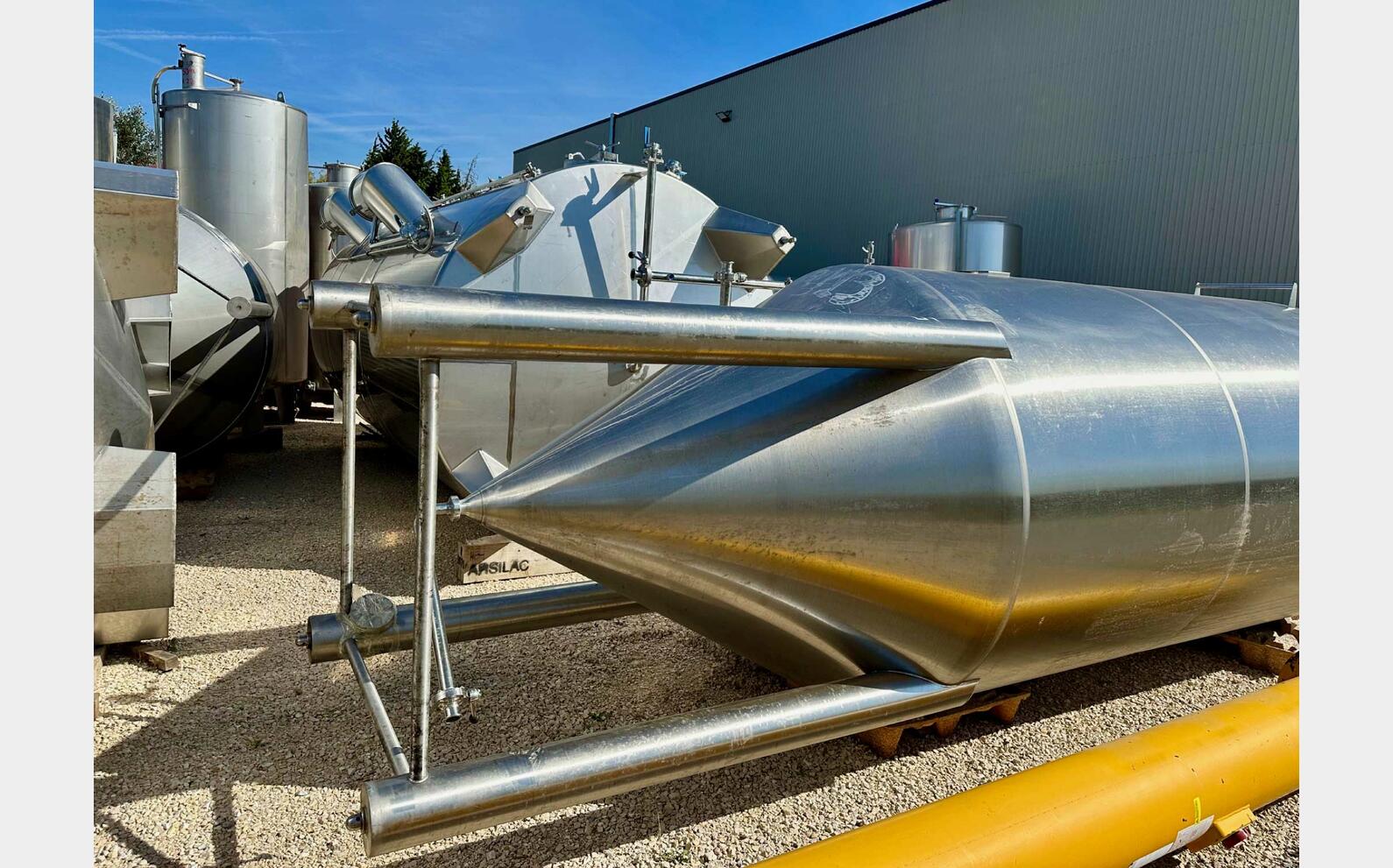 Cuve inox - Cylindroconique 80 HL (8.000 litres) VELO