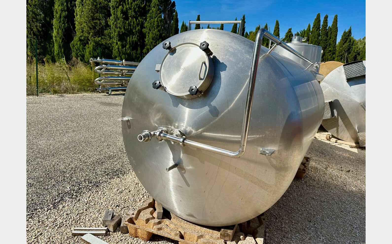 Cuve inox - Cylindroconique 80 HL (8.000 litres) VELO