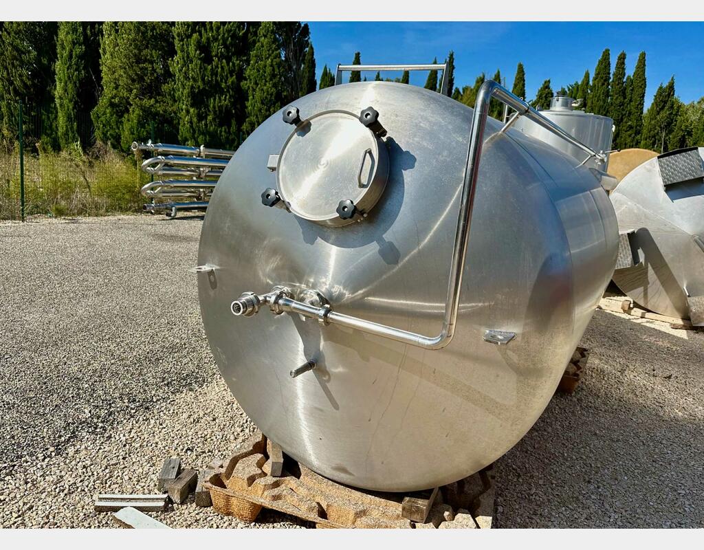 Stainless steel holding tank - Cylindro conical