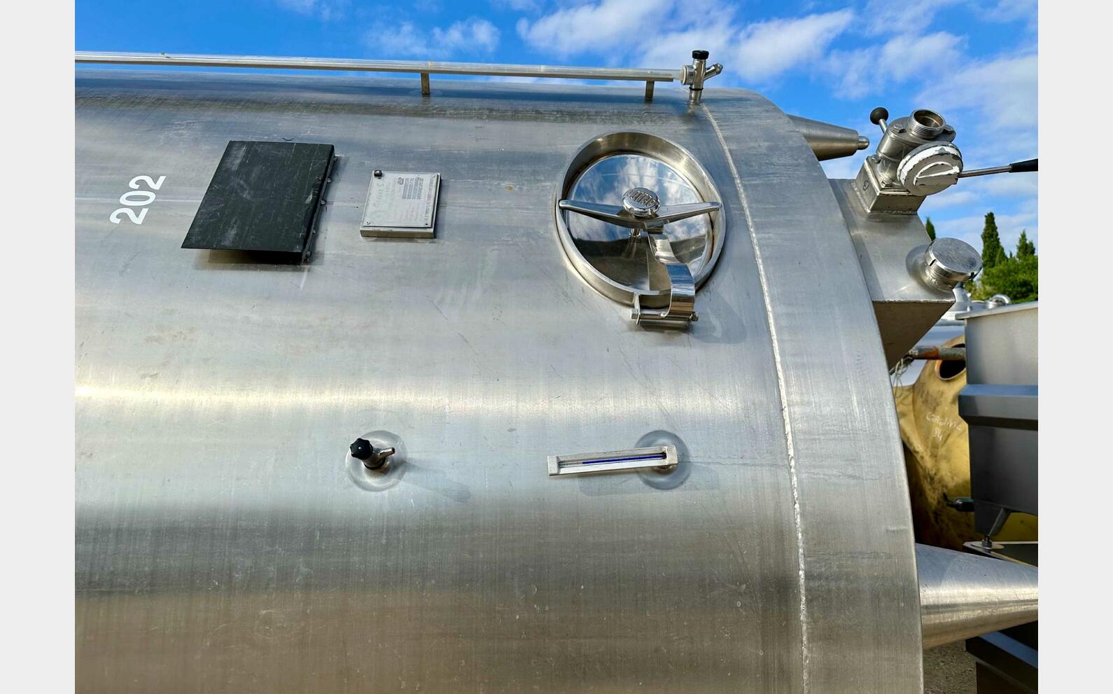 Cuve inox 316 - Stockage 230 HL (23 000 litres) GOAVEC