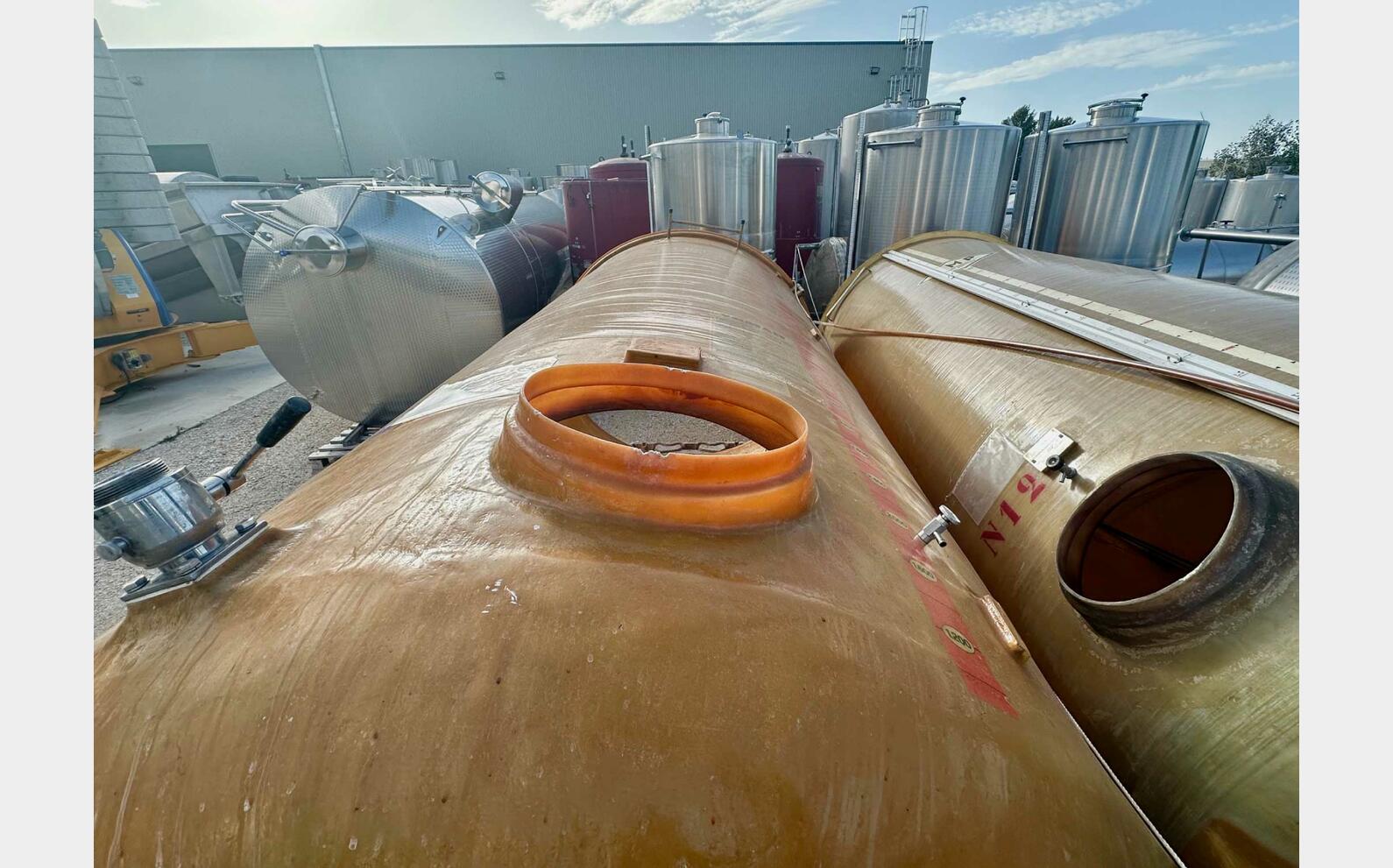 Fibre tank - Free-standing 120 HL (12,000 litres) VEMAR