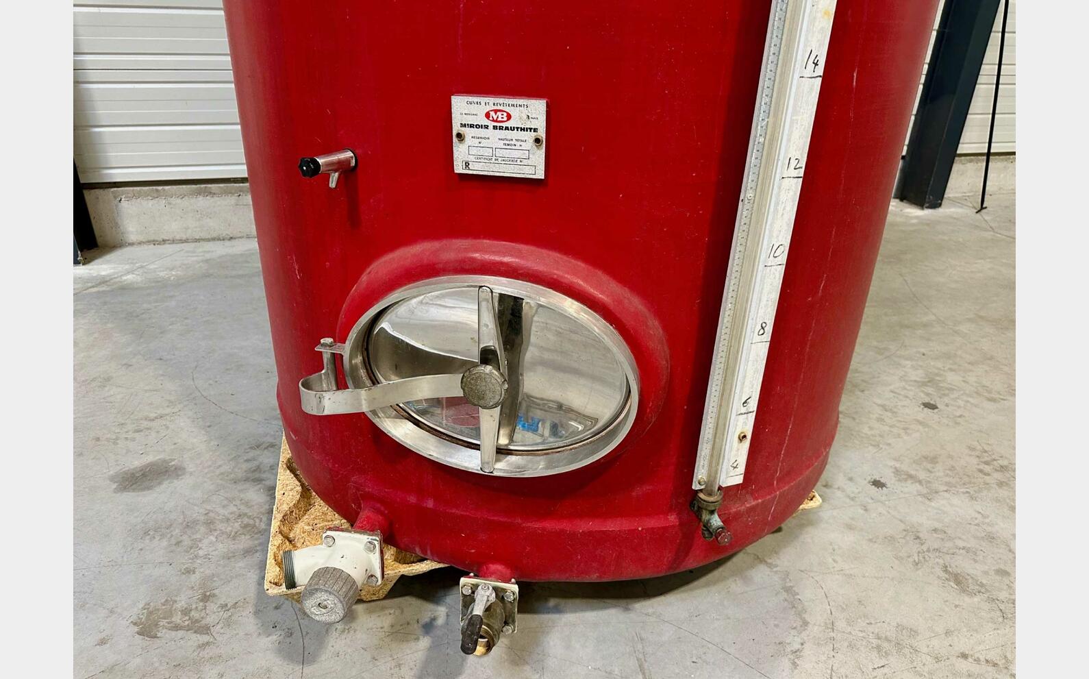 Fiber tank - Storage 45 HL (4 500 liters) MIROIR BRAUTHITE