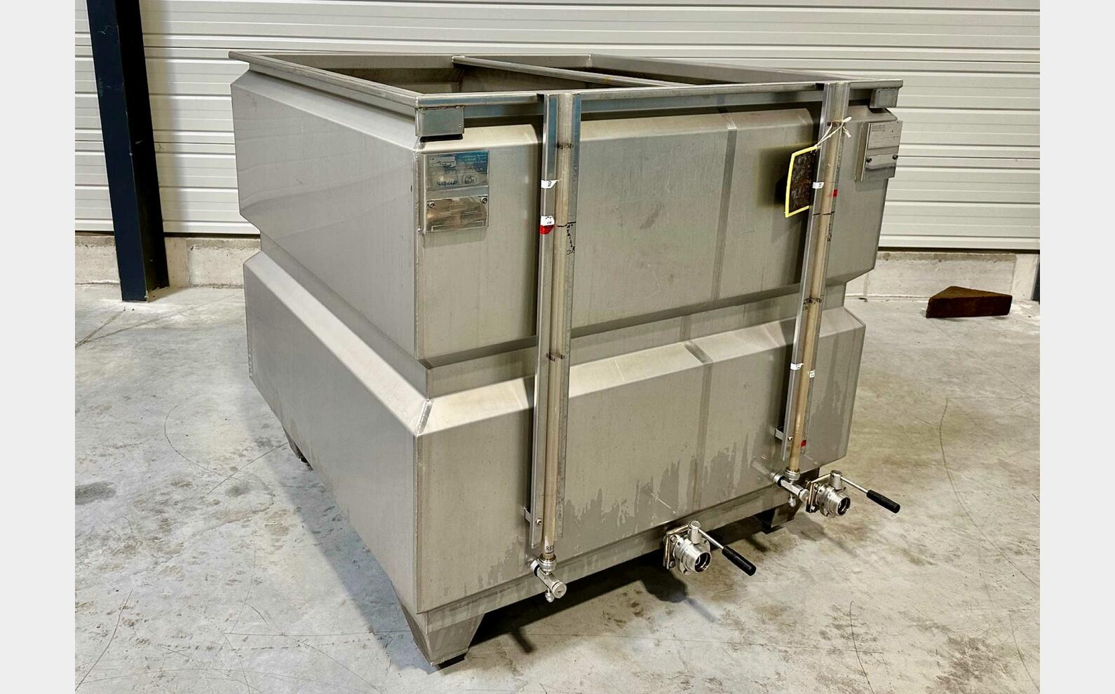 Cuve inox - Belon inox 9 + 12 = 21 HL (2 100 litres)