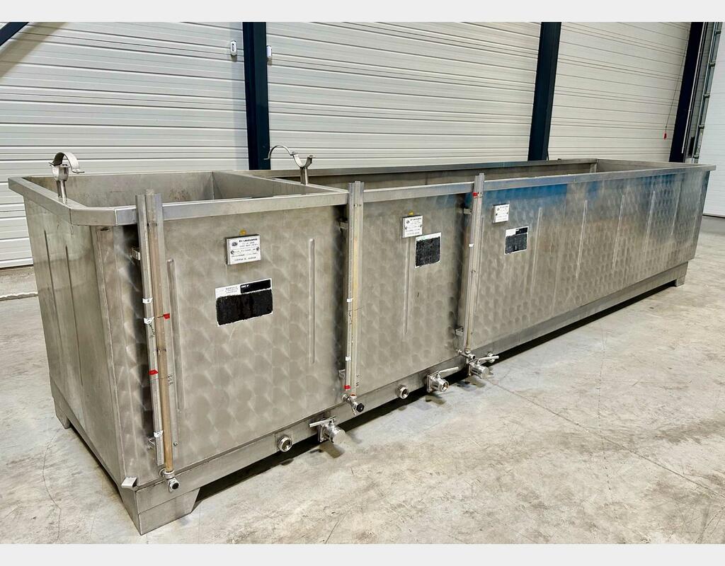 Stainless steel tank - Belon inox 12 + 65 = 77 HL (7,700 litres) STAI