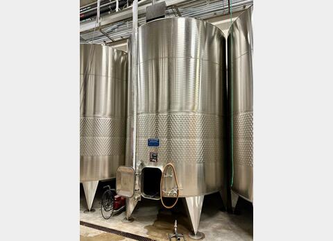 Stainless steel tank - Flat sloping base 150 HL (15,000 litres) MARCHISIO