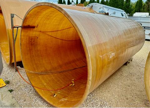 Fibre tank - Free-standing - Mobile ceiling