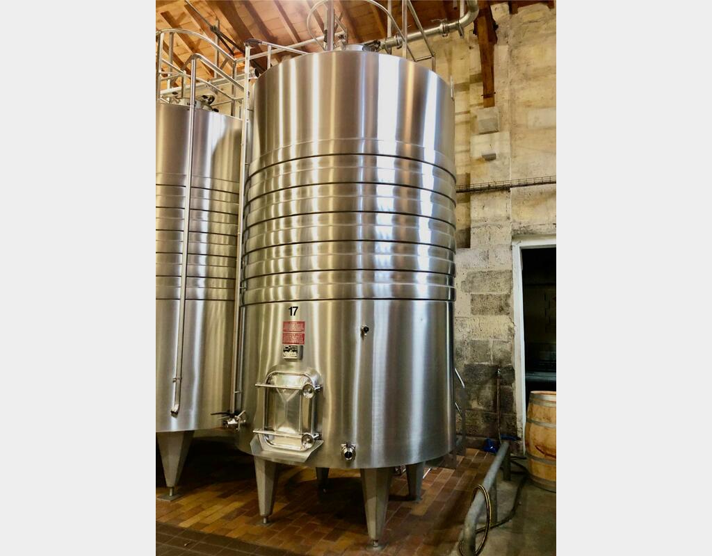 Cuve de vinification - Citerne en acier inox 304